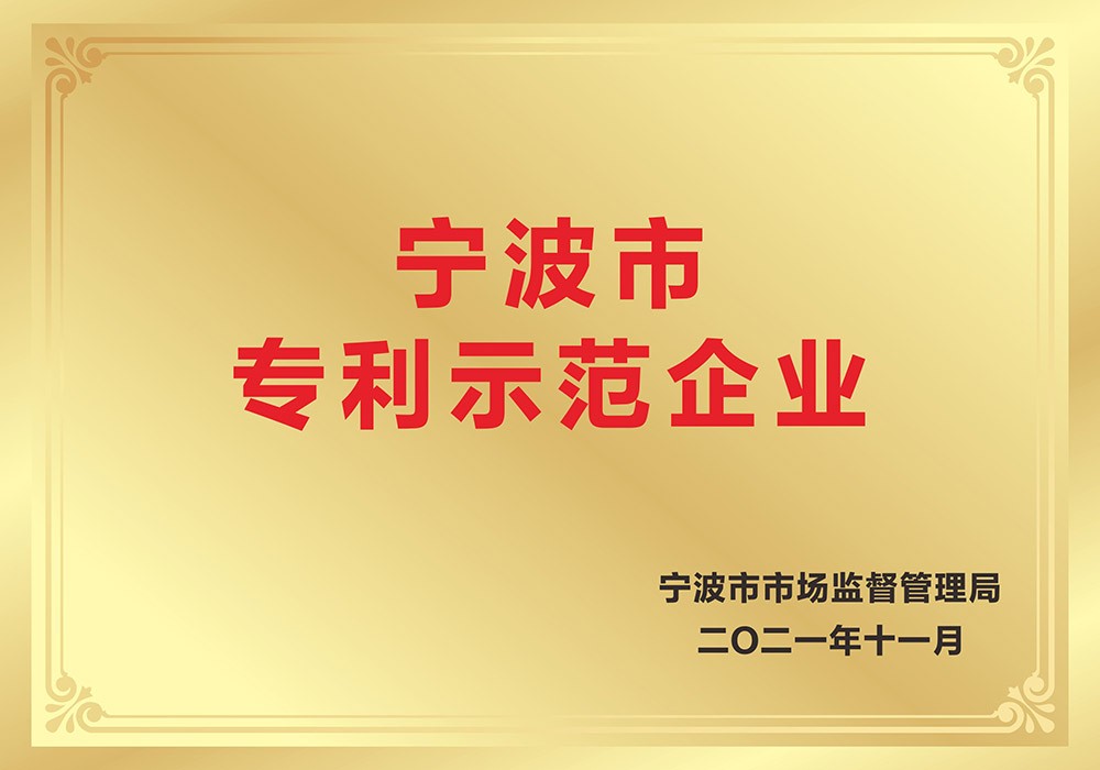 宁波市专利示范企业